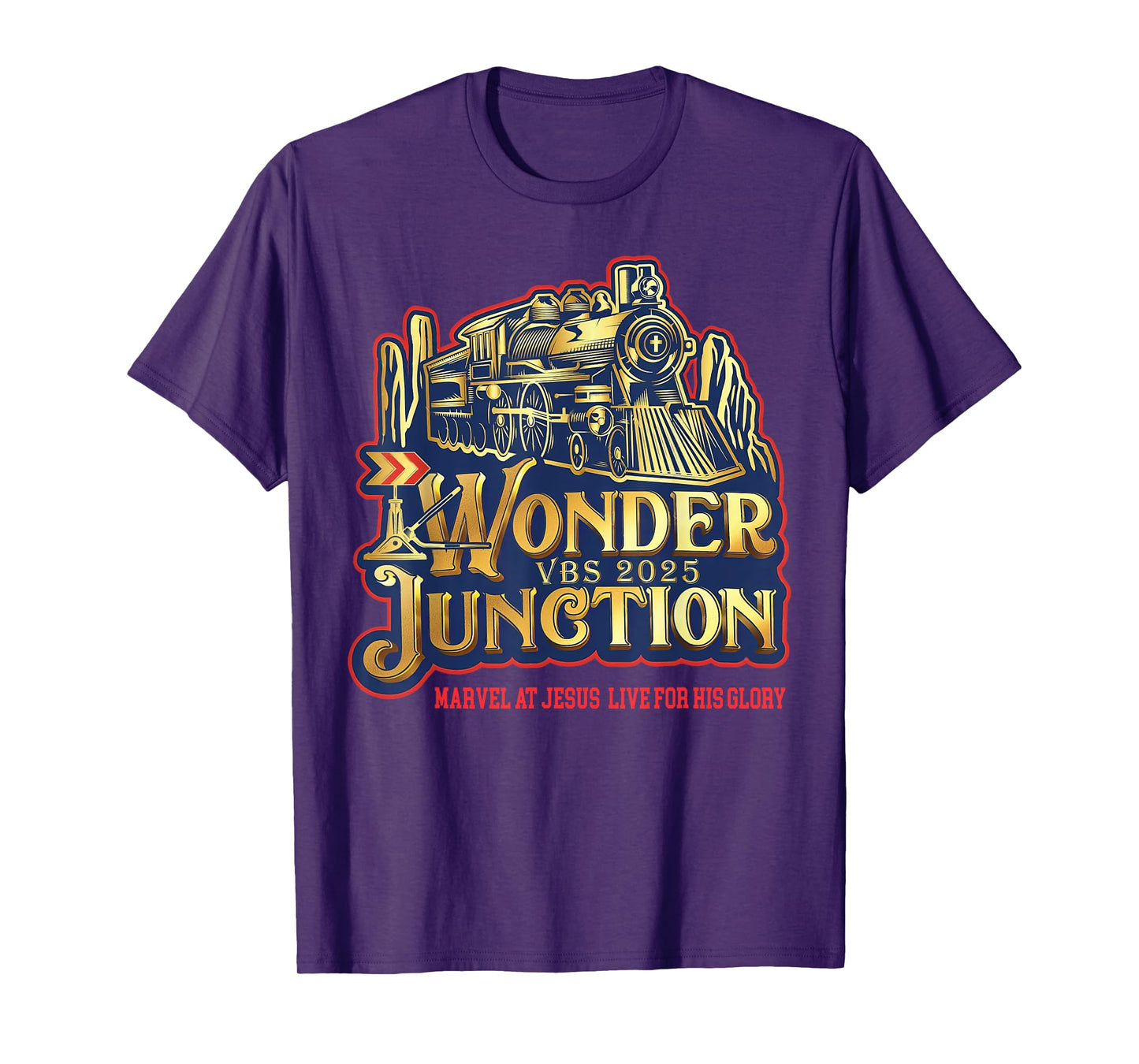 Vintage VBS 2025 Vacation Bible School VBS Team Women Men T-Shirt
