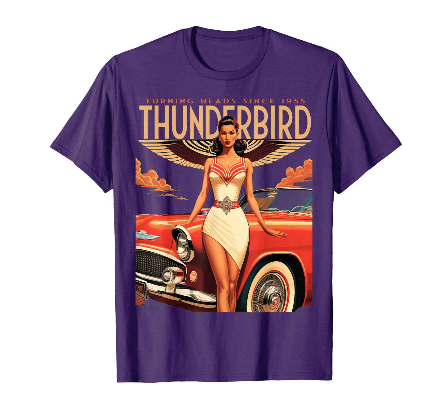 1955 1956 1957 vintage thunder bird chevys truck classic car T-Shirt