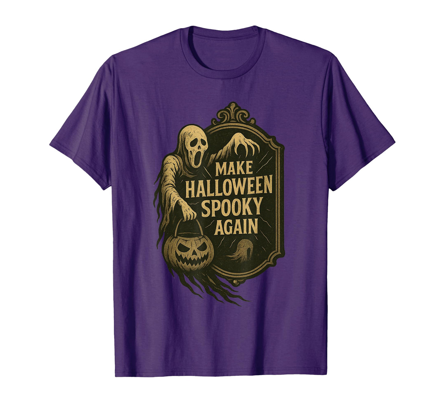 Ghost Make Halloween Spooky Again for Men, Women & Kids T-Shirt