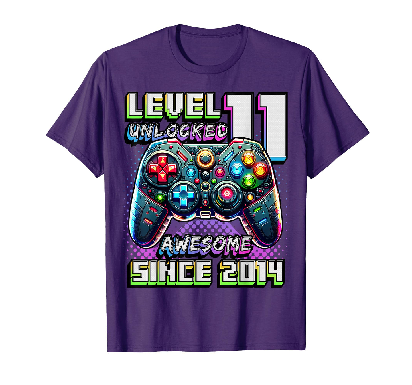 11th Birthday Boy Level 11 Gamer 11 Year Video Game Party T-Shirt