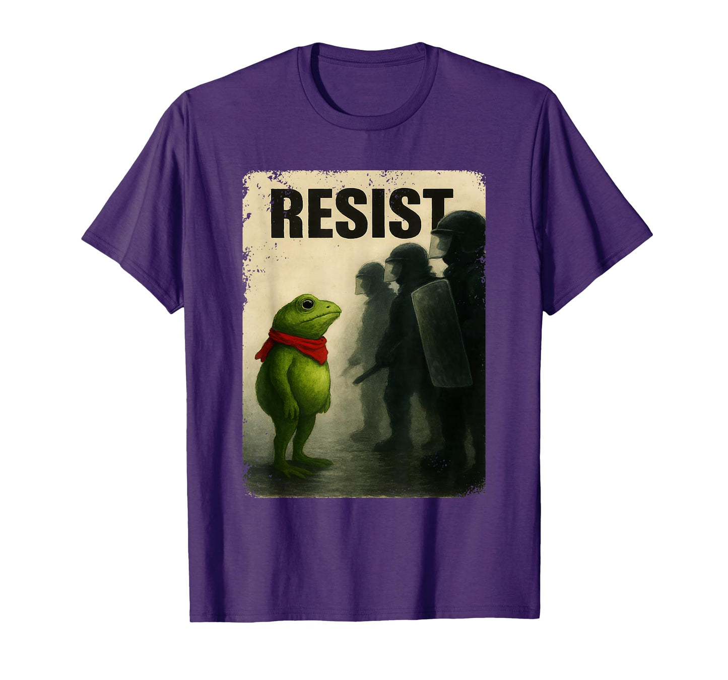 Portland Frog Protest for Men and Women Vintage T-Shirt