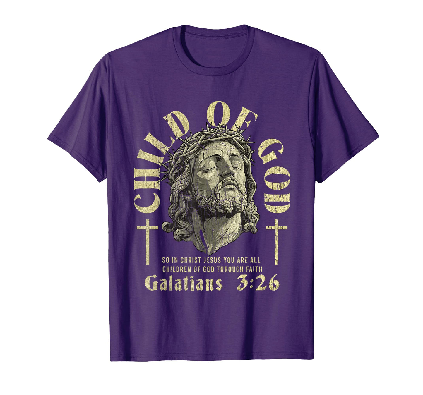 Vintage Child Of God Galatians 3 26 T-Shirt