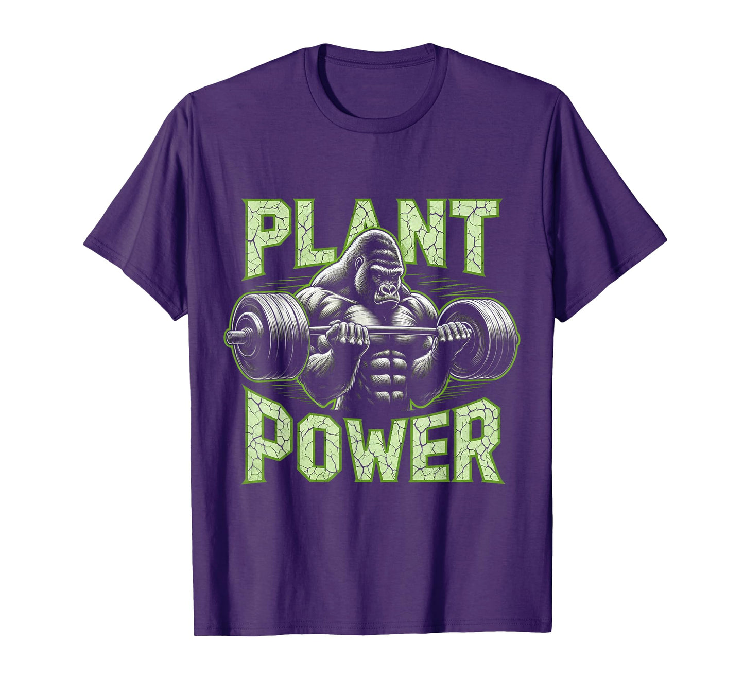 Plant Power Tee - Vegan and Vegetarian Gym Workout Fitness T-Shirt