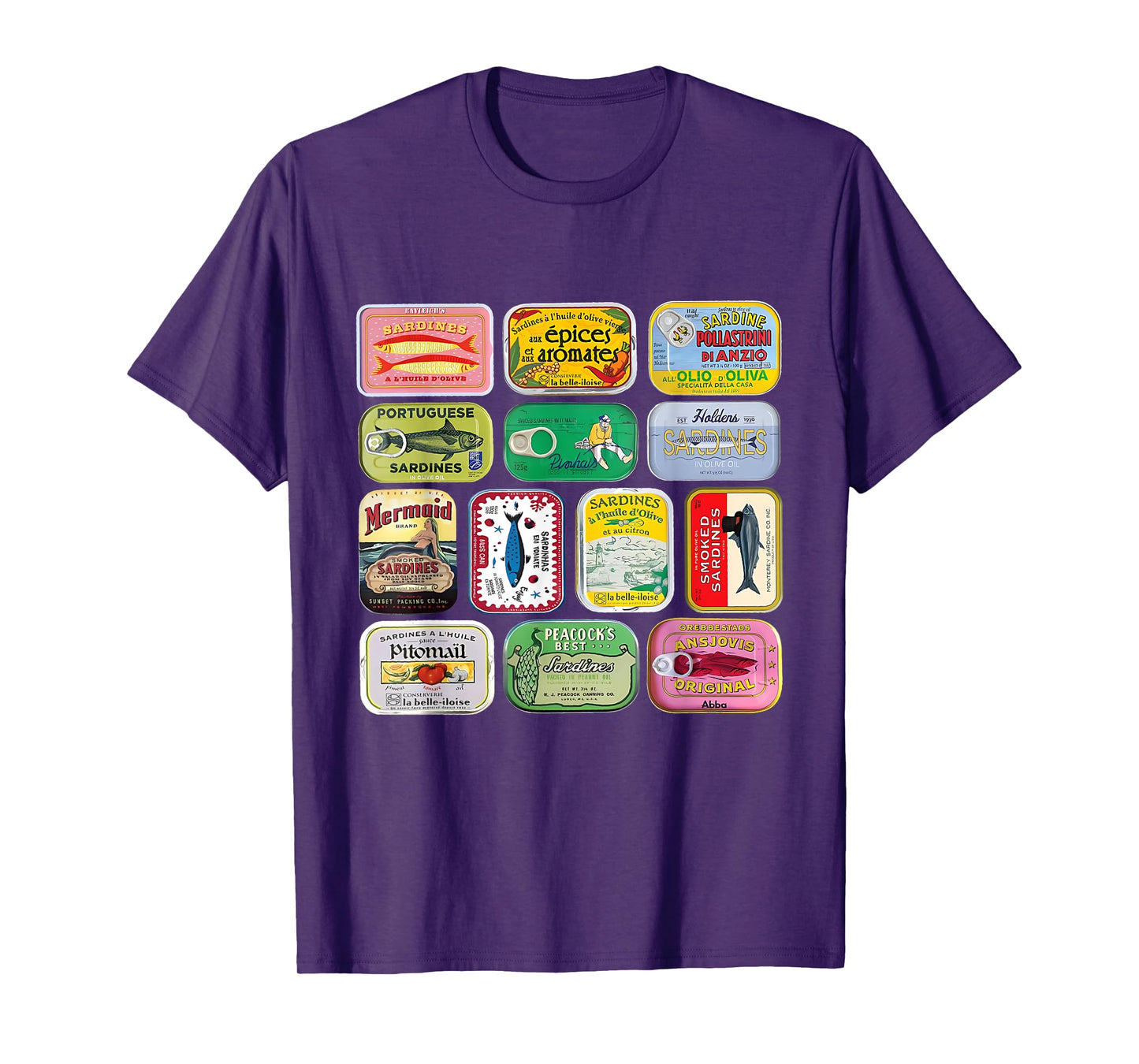 Sardine Fisherman Aesthetic Vintage Beach Coastal Sardine T-Shirt