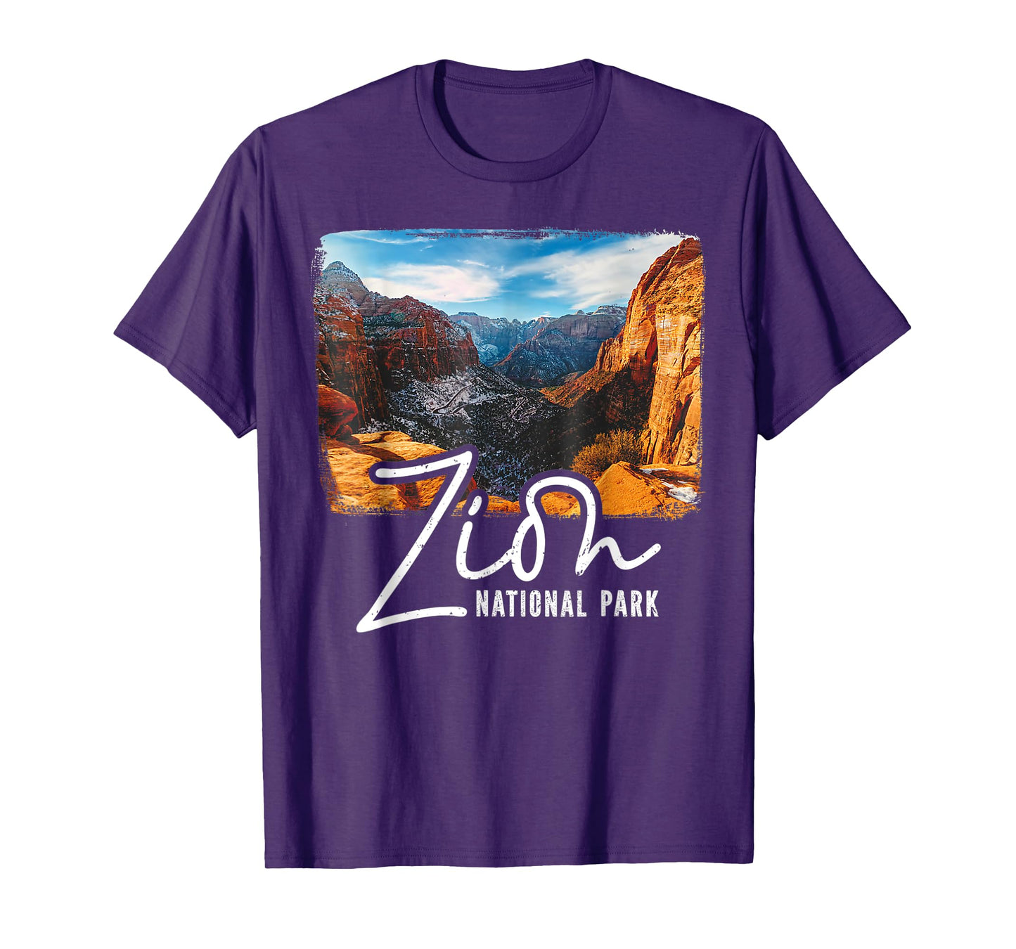 Zion National Park Outdoor Vintage Men Women T-Shirt