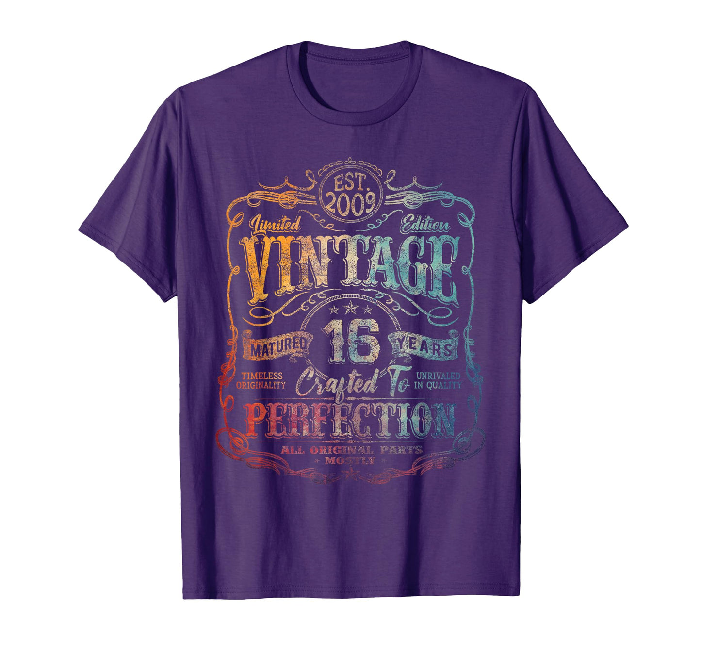 Vintage 2009 Limited Edition Shirt 16 year old 16th Birthday T-Shirt