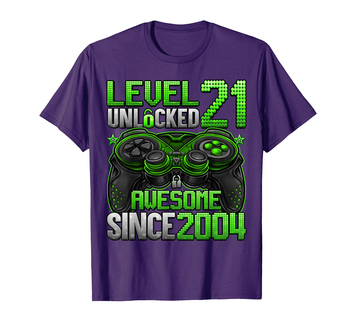 Level 21 Unlocked 21 Year Old Gifts Boys 21st Birthday Boy T-Shirt