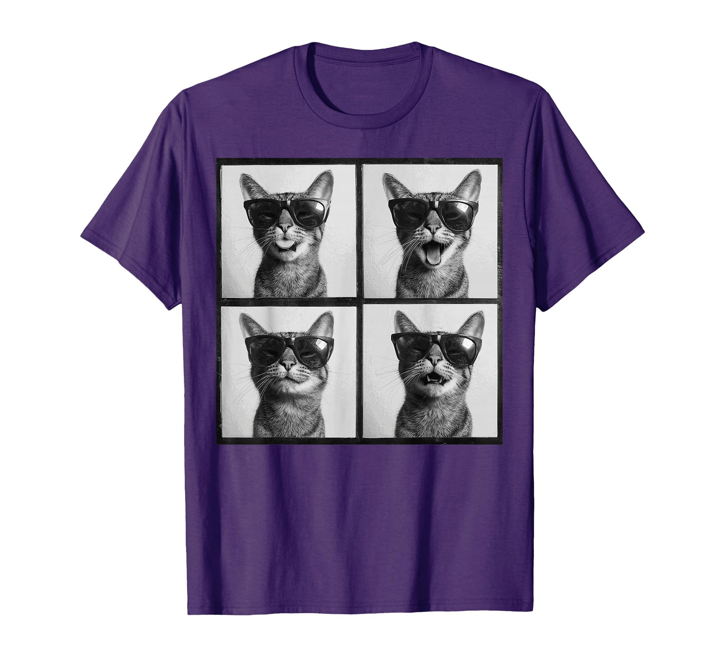 Funny Graphic Cat Photobooth Selfie Funny T-Shirt