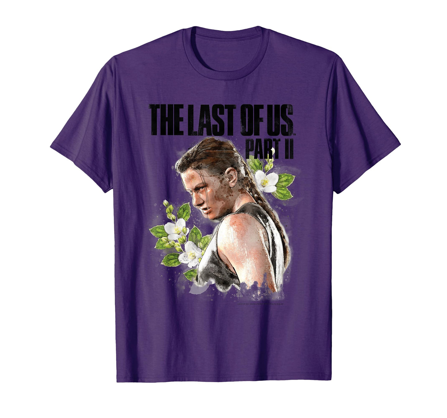 The Last of Us Abby Surrounded By Flowers T-Shirt