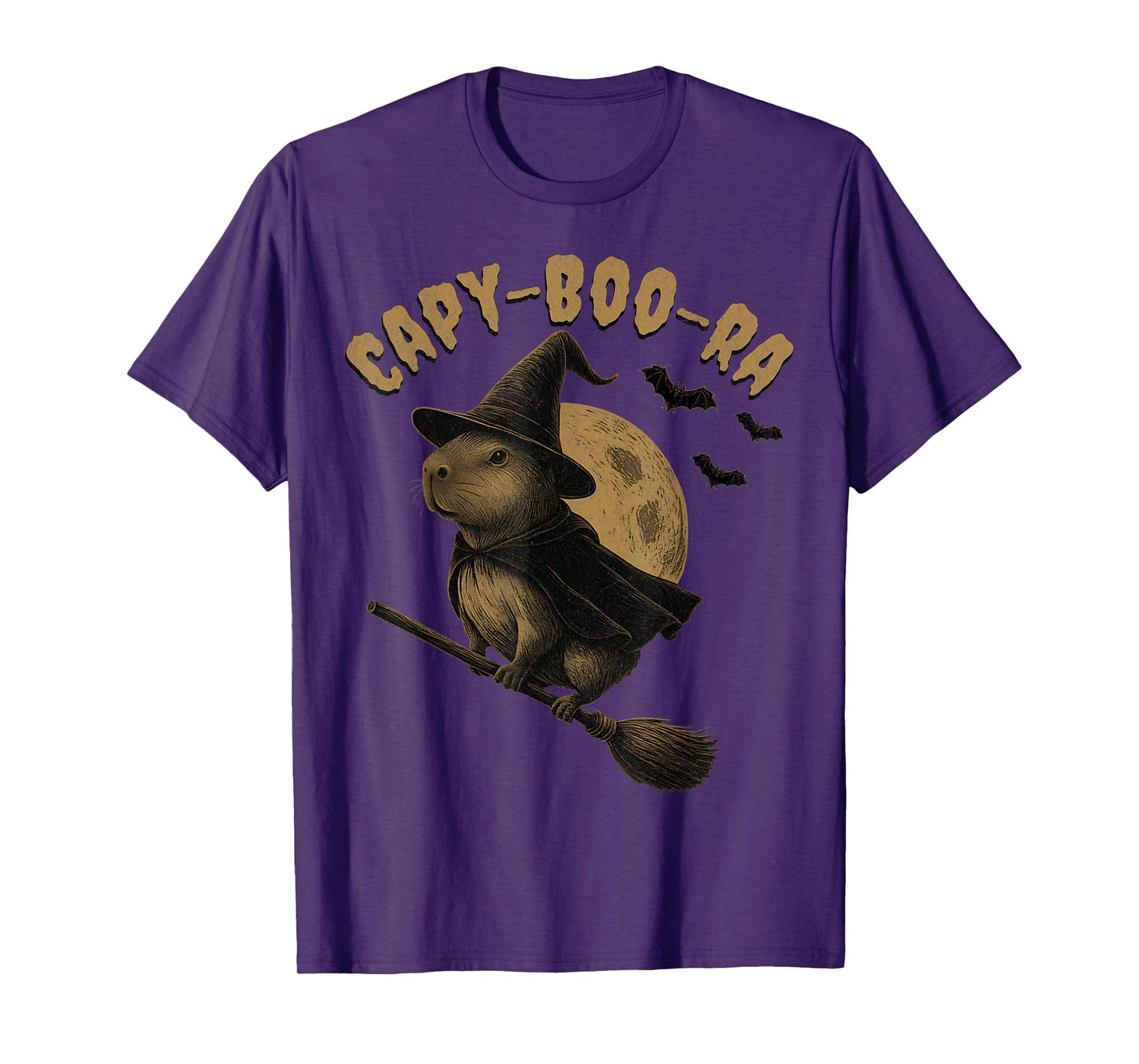 Capyboora Capy-Boo-Ra Capybara Ghost Sheet Halloween T-Shirt