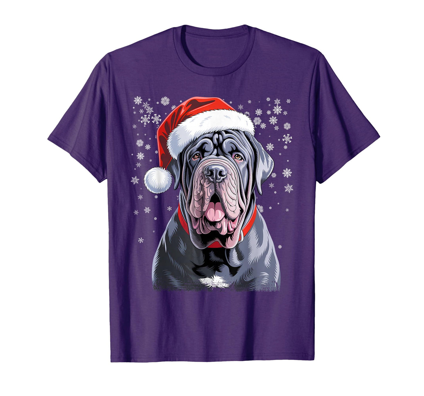 Funny German Boxer Santa Christmas Dogs T-Shirt