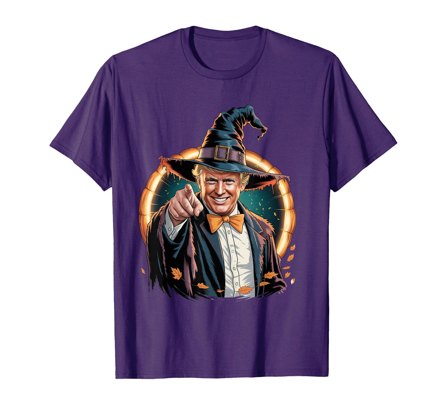 Trump Witch Parody Pointing Halloween Costume T-Shirt