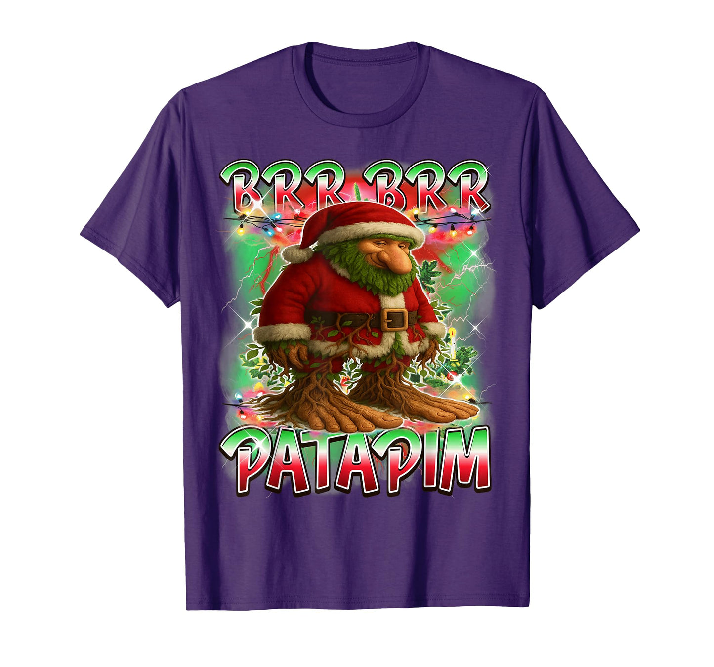 BRR BRR Patapim Santa Claus Italian Brainrot Christmas T-Shirt