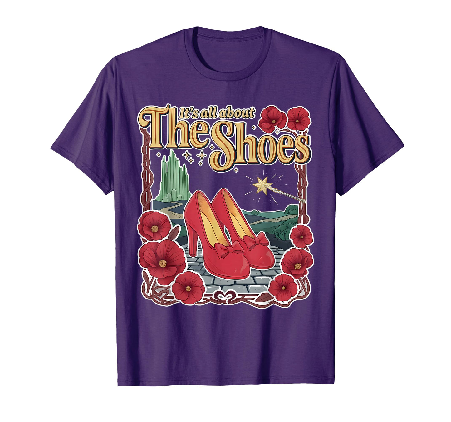 Coquette About The Shoes, Cute Halloween, Witch Legs Tees T-Shirt