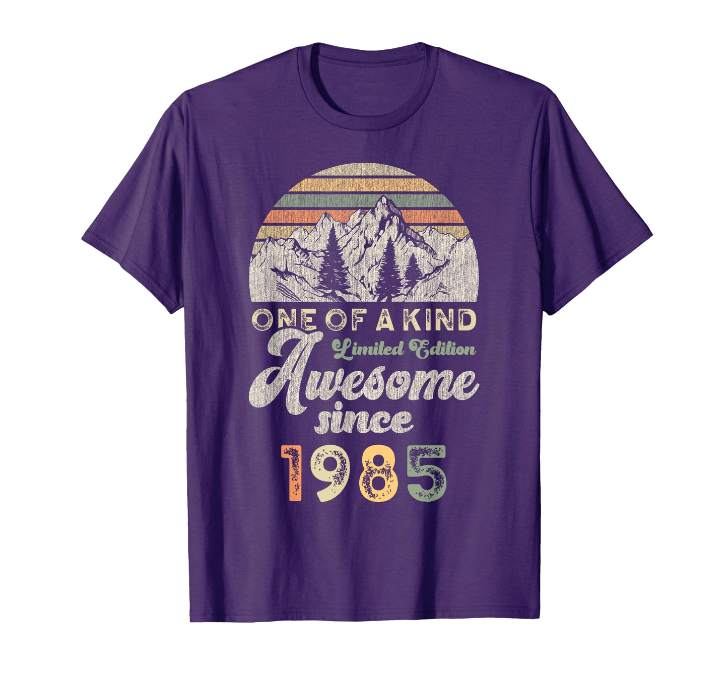 Awesome Since 1985 Birthday 40 Years Mountains T-Shirt