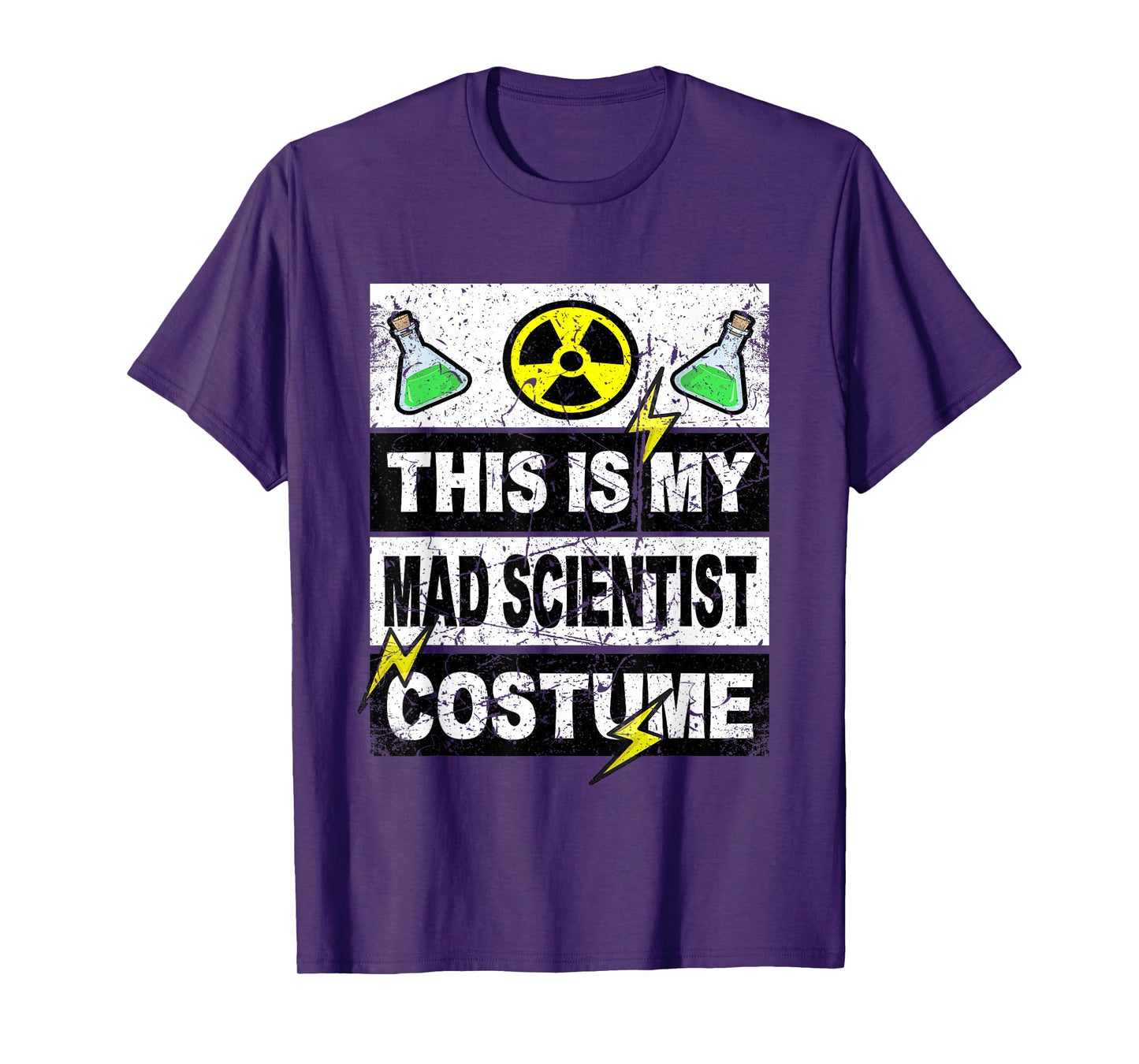 Retro This Is My Mad Scientist Costume Kids Adult Youth T-Shirt