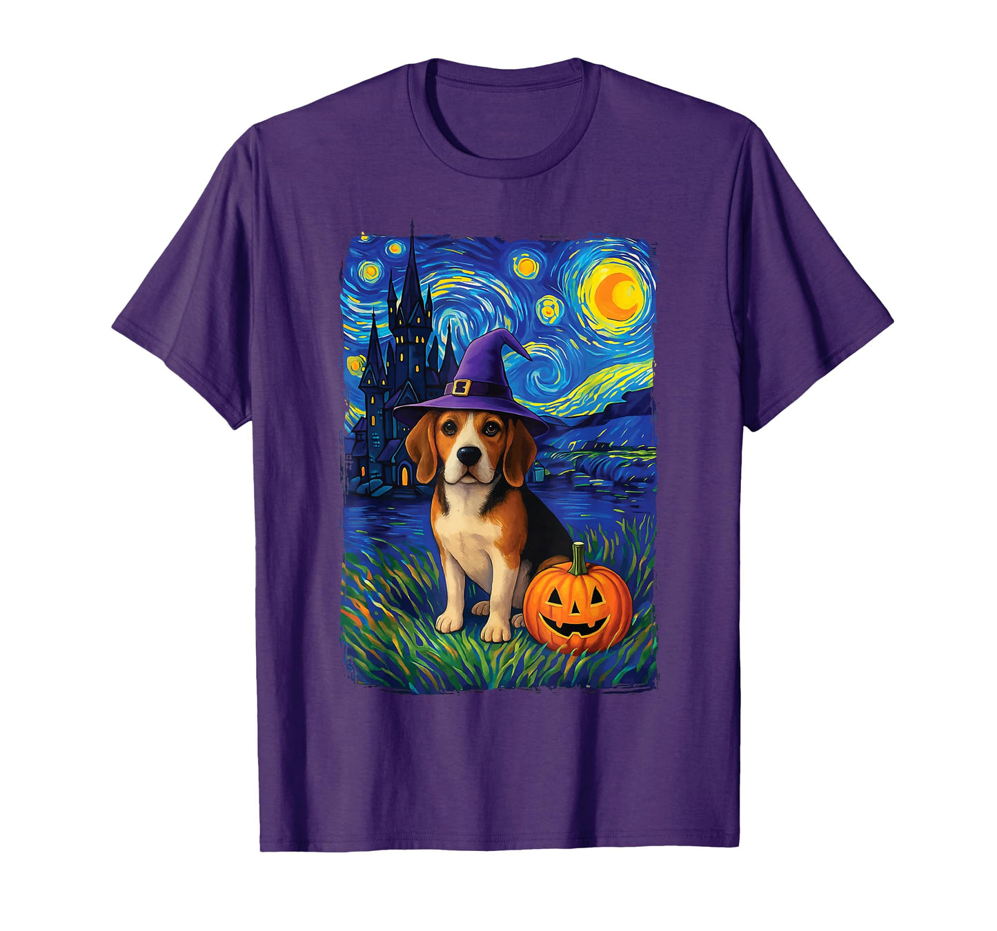 Beagle Starry Night Halloween T-Shirt