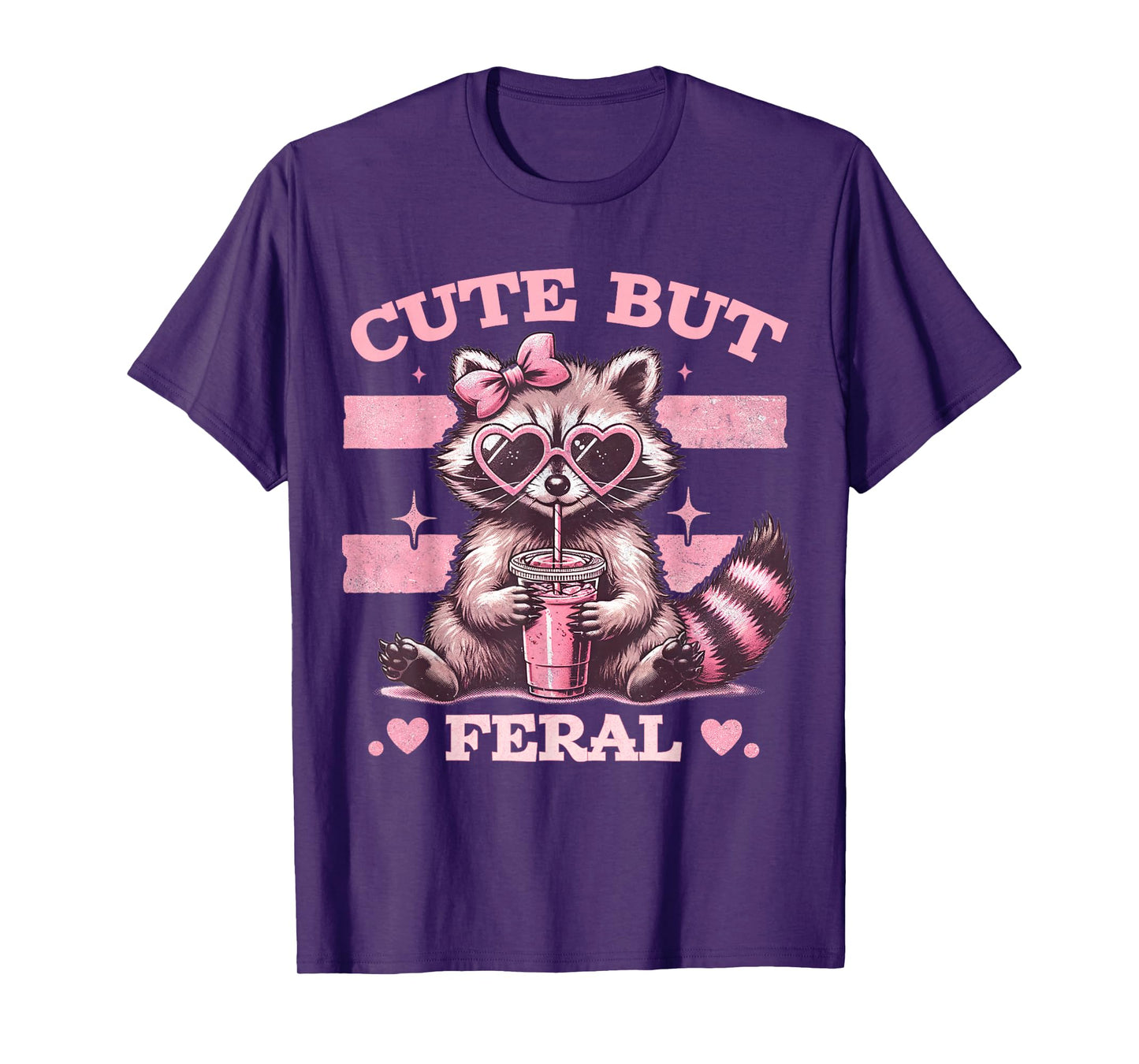 Raccoon Cute But Feral Toddler Funny Animal Gifts vintage T-Shirt