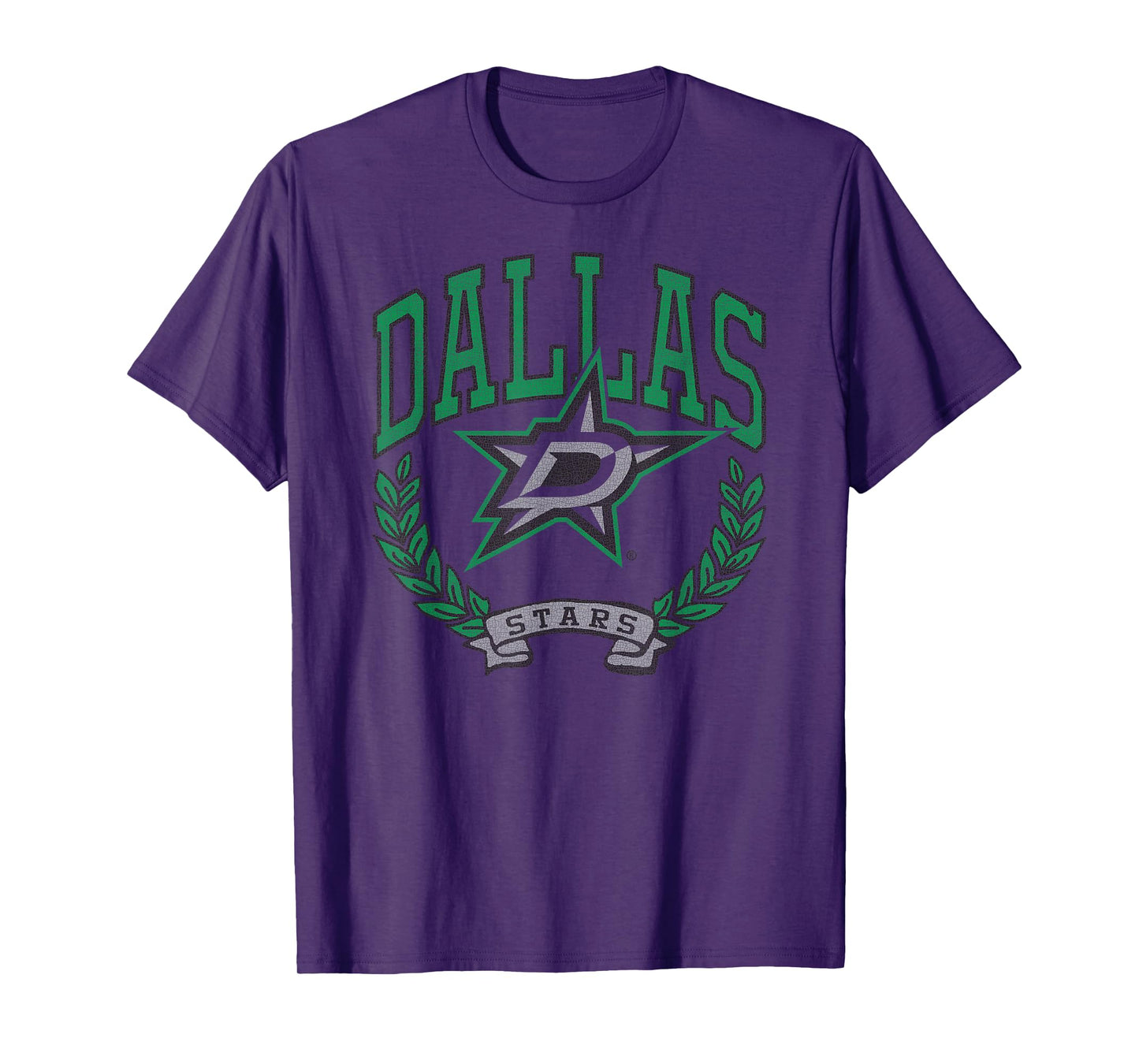 Dallas Stars Vintage Victory White Officially Licensed T-Shirt