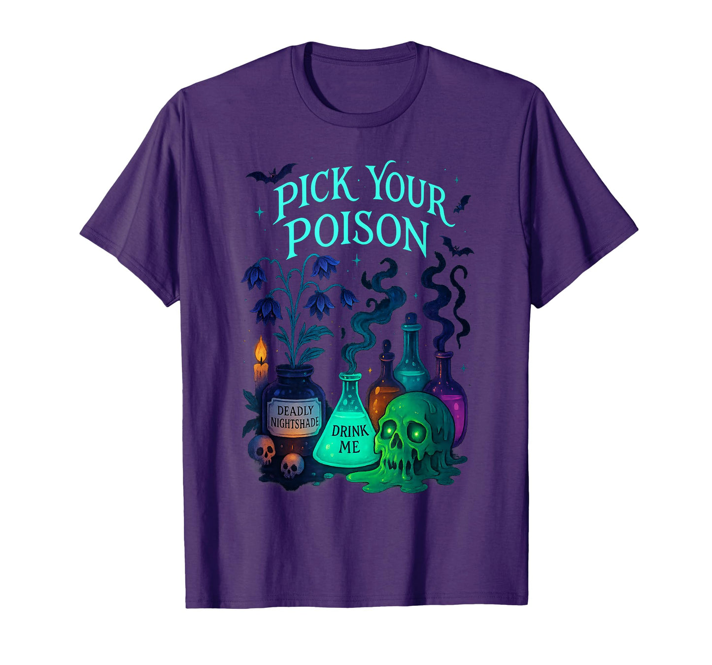 Pick Your Poison Vintage Princess Halloween T-Shirt
