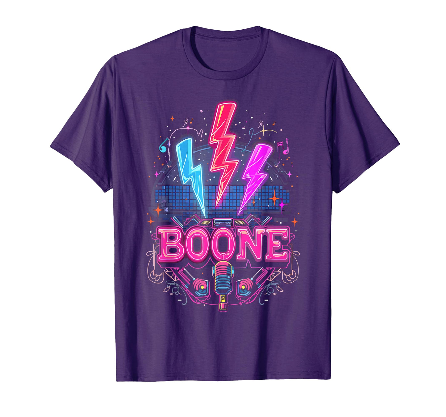Boone Family Name I Love Boone Personalized Vintage T-Shirt