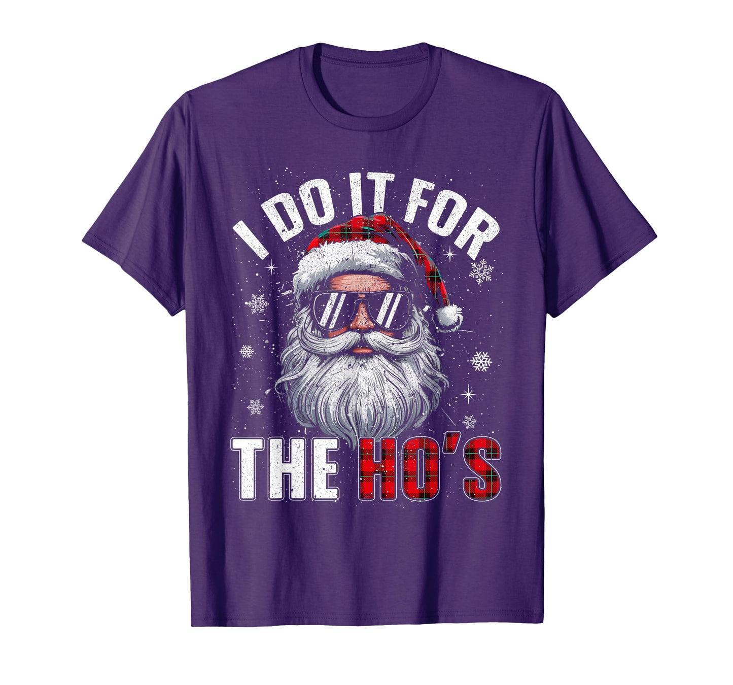 I Do It for The Ho's Funny Christmas Men Women Xmas Pajamas T-Shirt