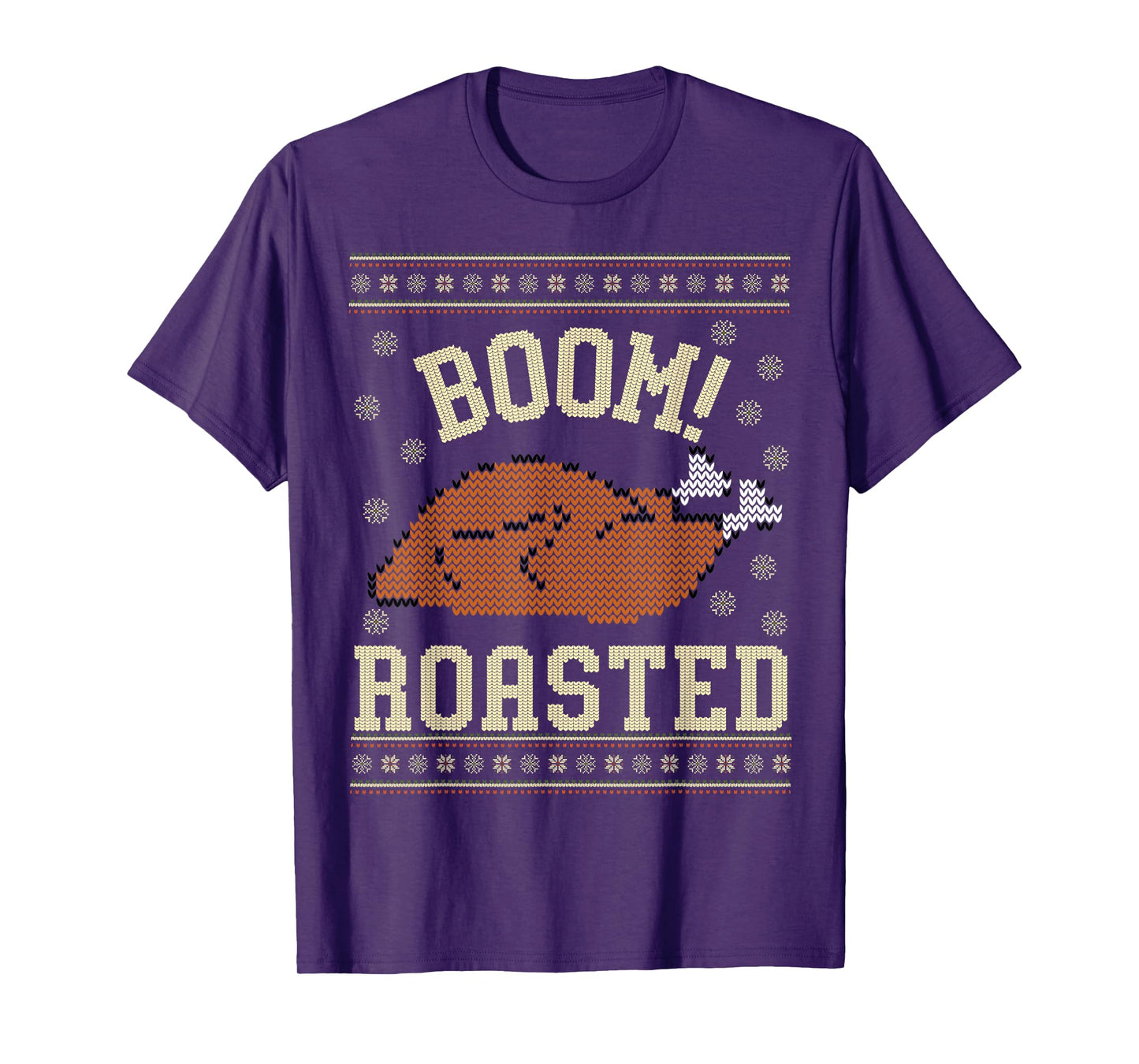 Boom Roasted Turkey Ugly Thanksgiving Sweater Men Women Kids T-Shirt