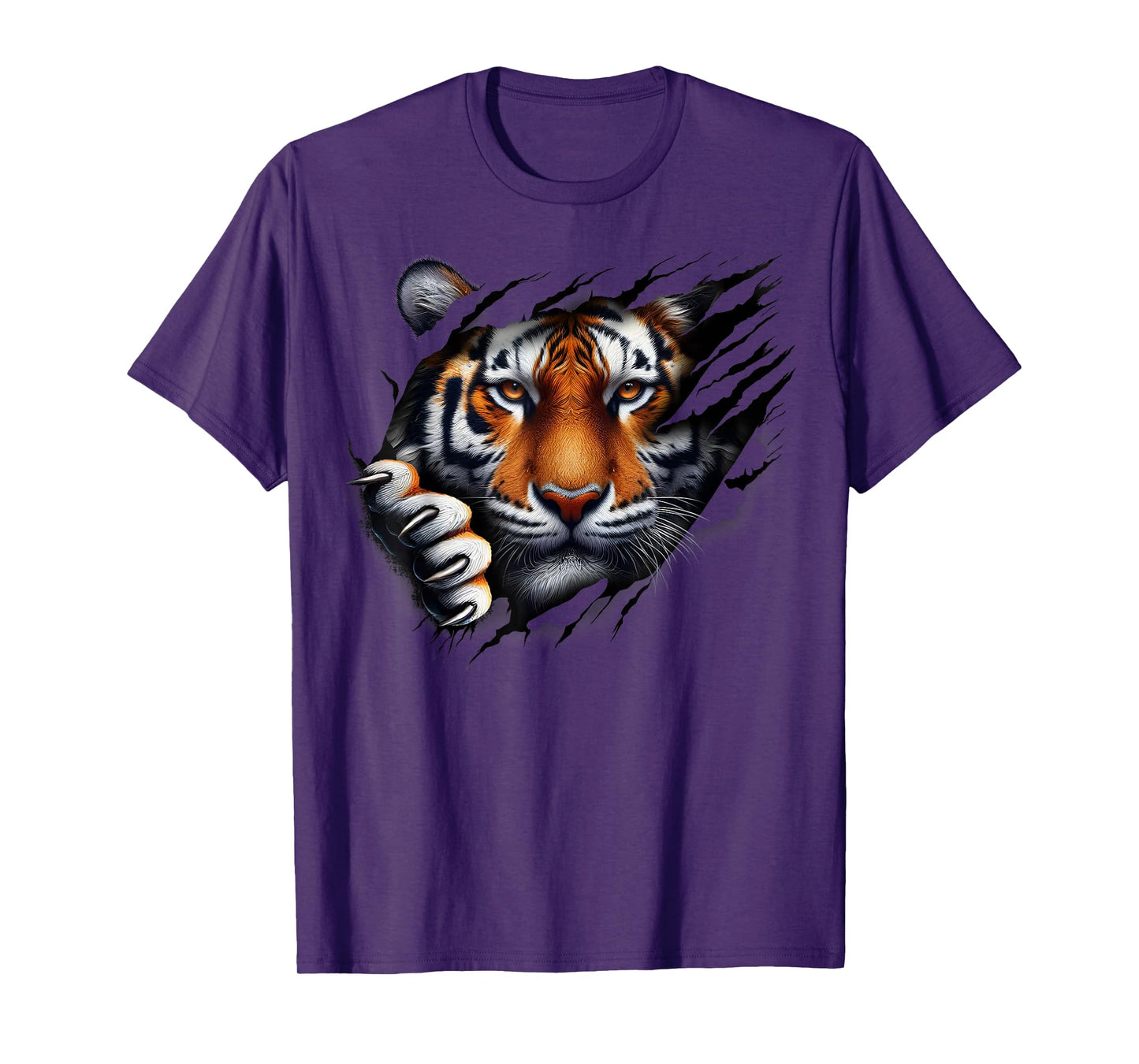 Retro Spirit Tiger Face shirt design Football Tiger Fan T-Shirt