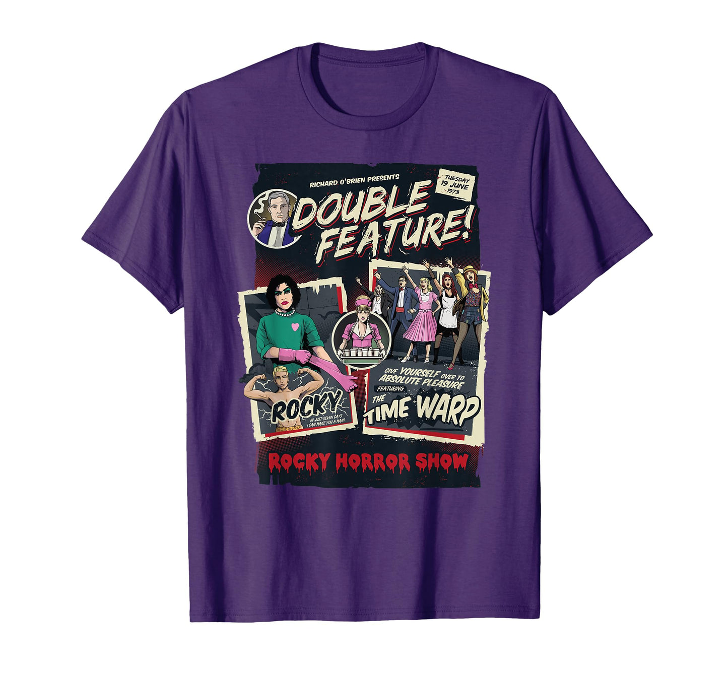 Rocky Horror Show Double Feature Posters T-Shirt
