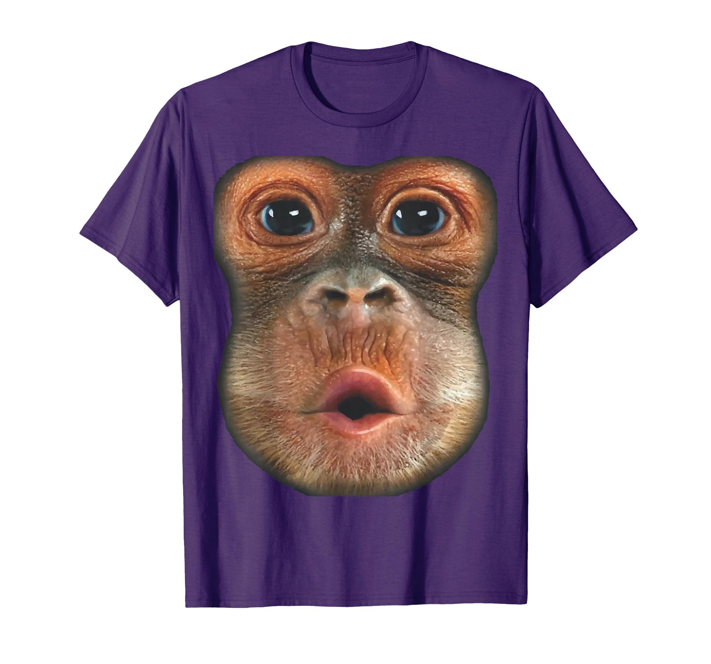 Monkey Blowing Stomach Face T-Shirt