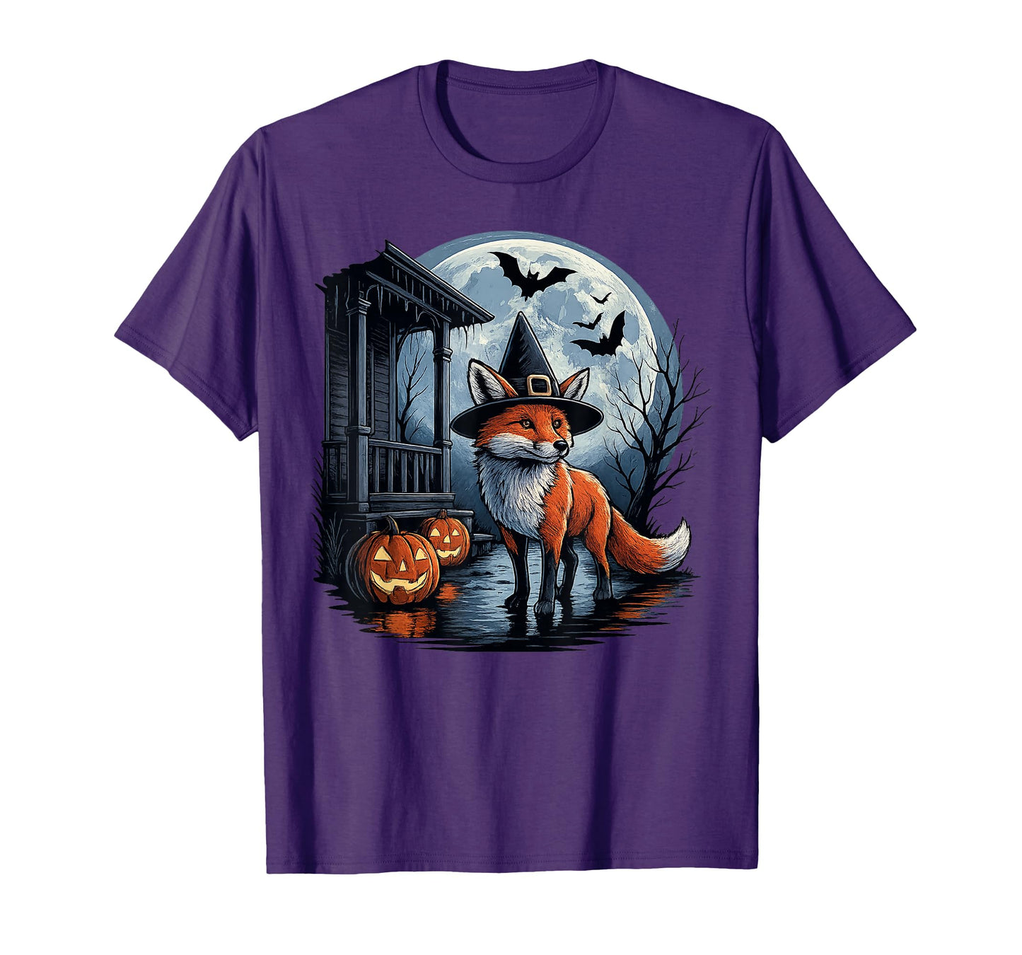 Fox Costume Vintage Halloween Tees Gifts for Men Women Kids T-Shirt