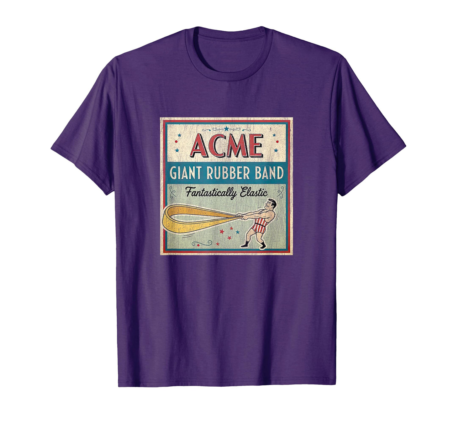 Acme Giant Rubber Band | Vintage Cartoon Saturday Morning T-Shirt