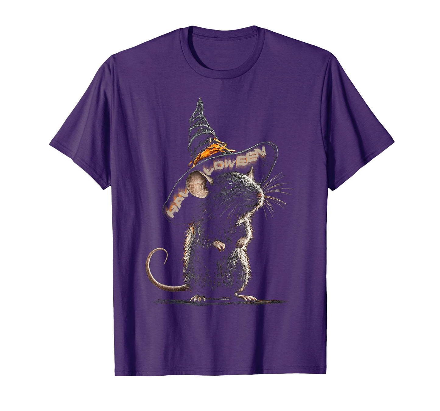 Halloween Mouse Witch Costume Fun T-Shirt