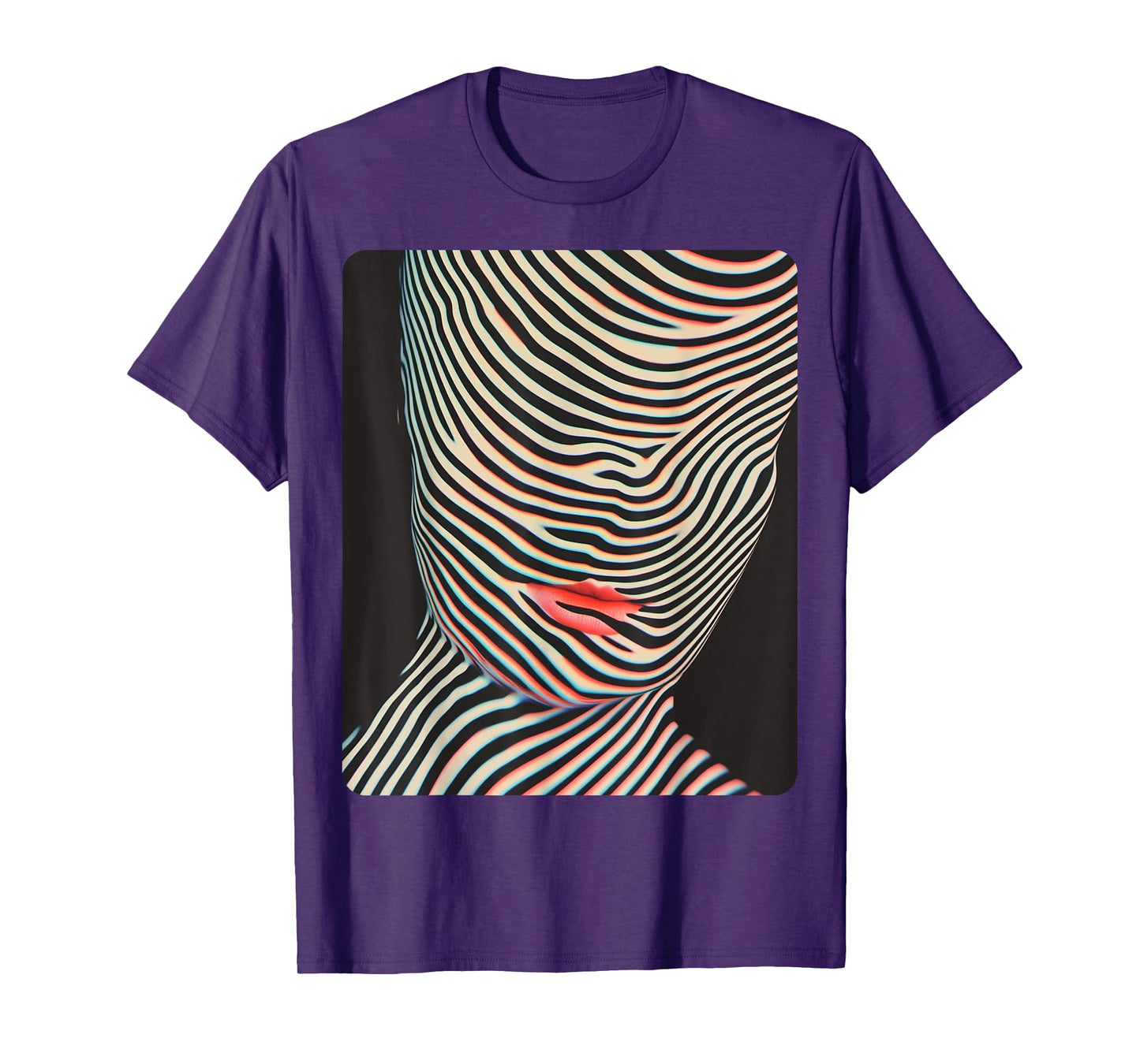 Female Women's Abstract Fashion Designer T-Shirt