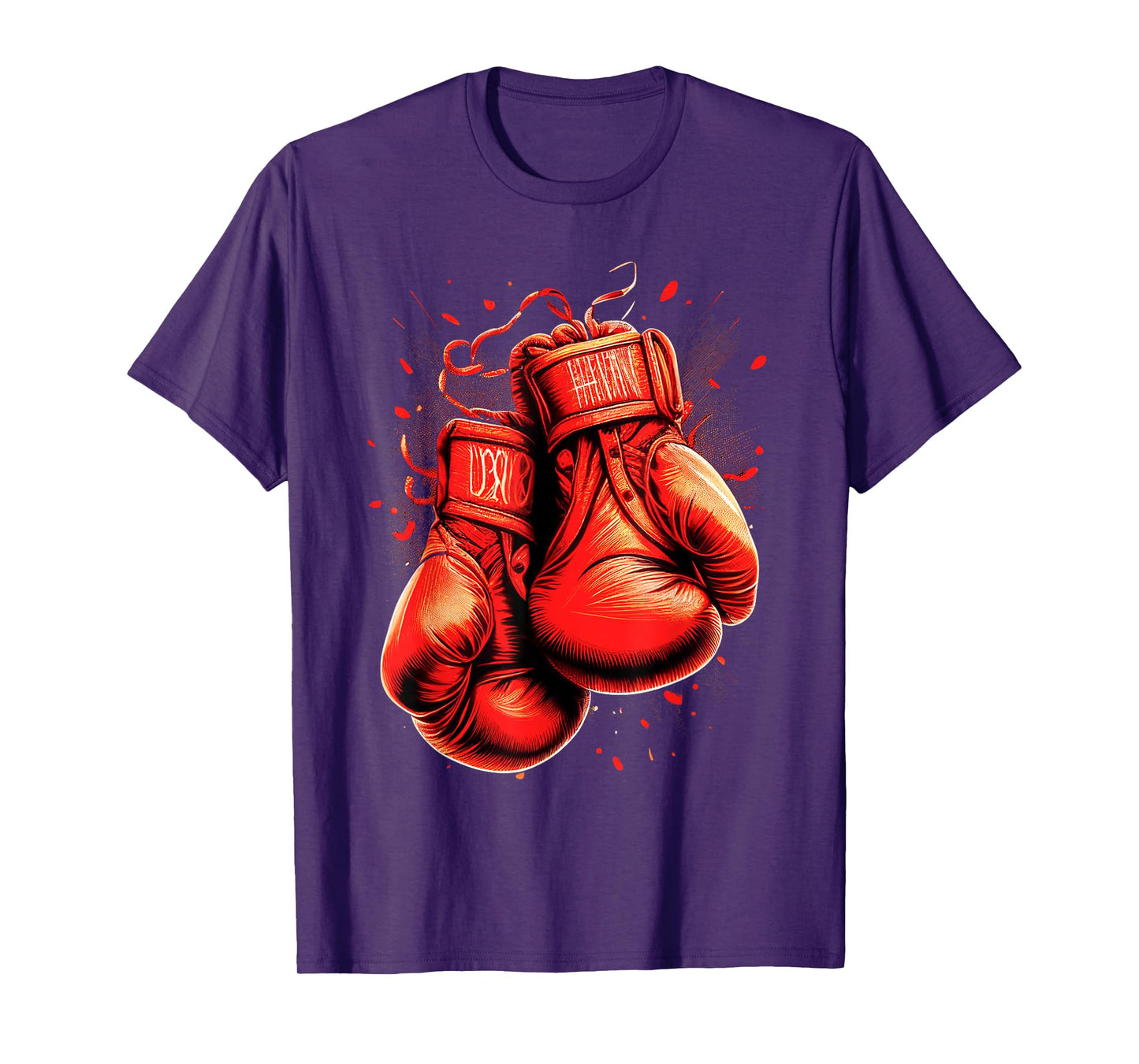 Retro Red Boxing Gloves Vintage Boxer T-Shirt