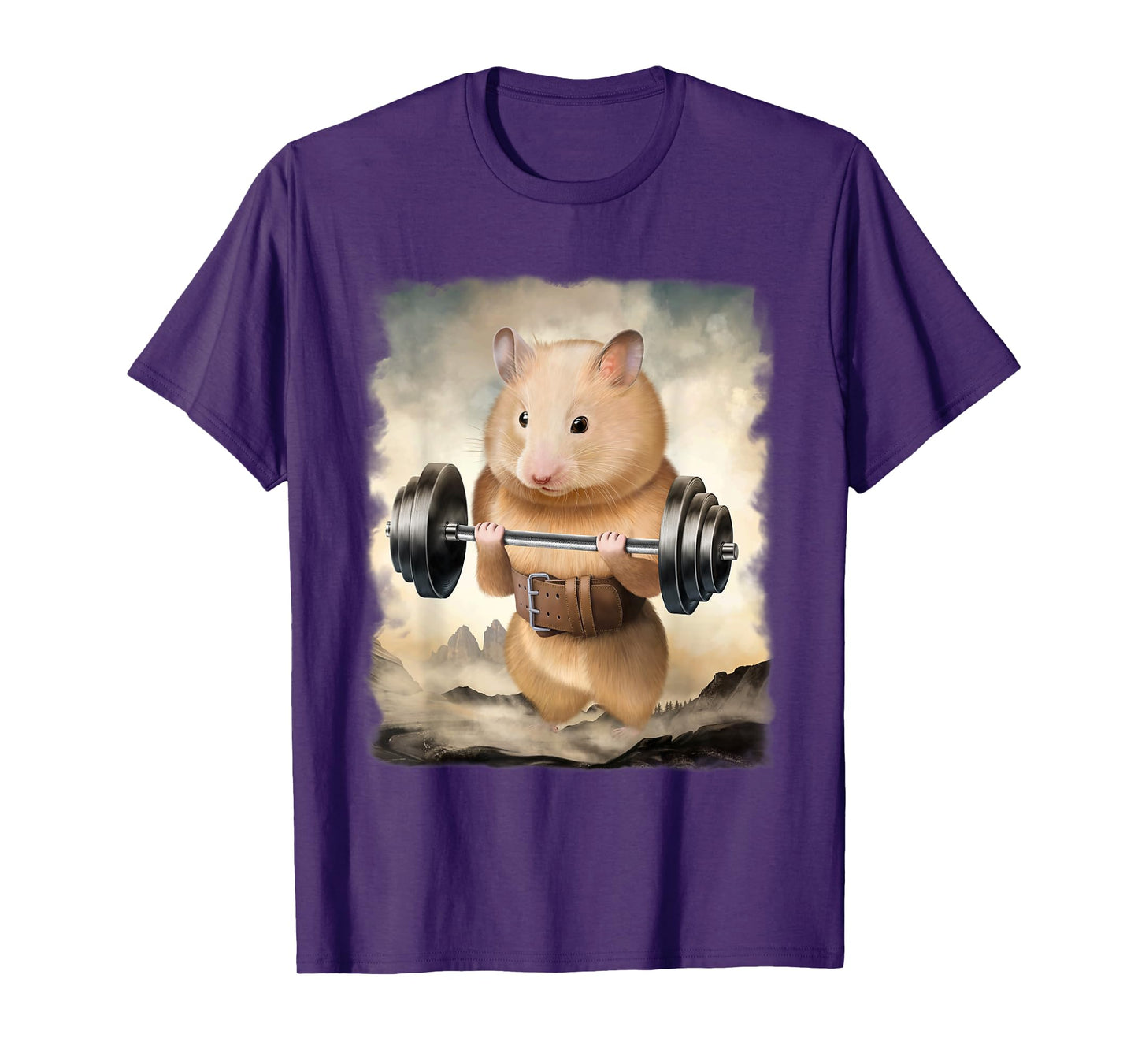 Hamster Muscle Training Weightlifting T-Shirt