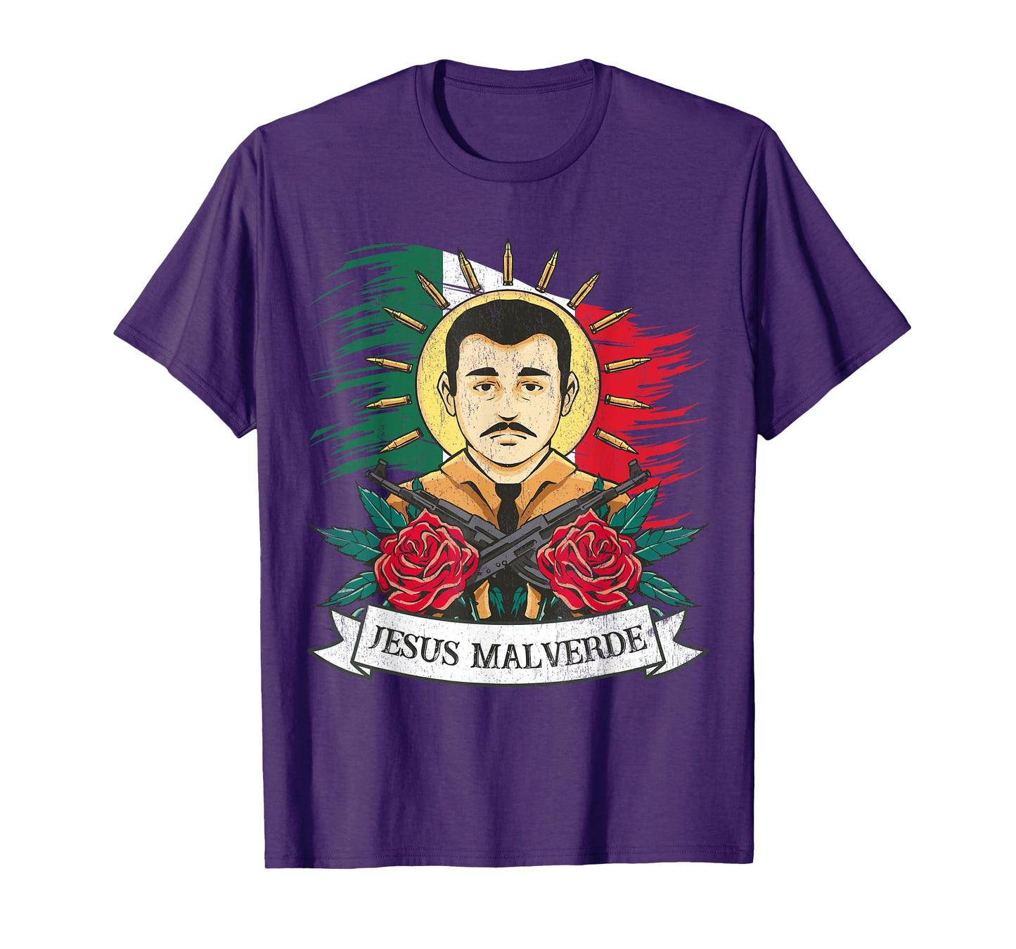 Jesus Malverde Sinaloa Mexico, Jesus Malverde T-Shirt