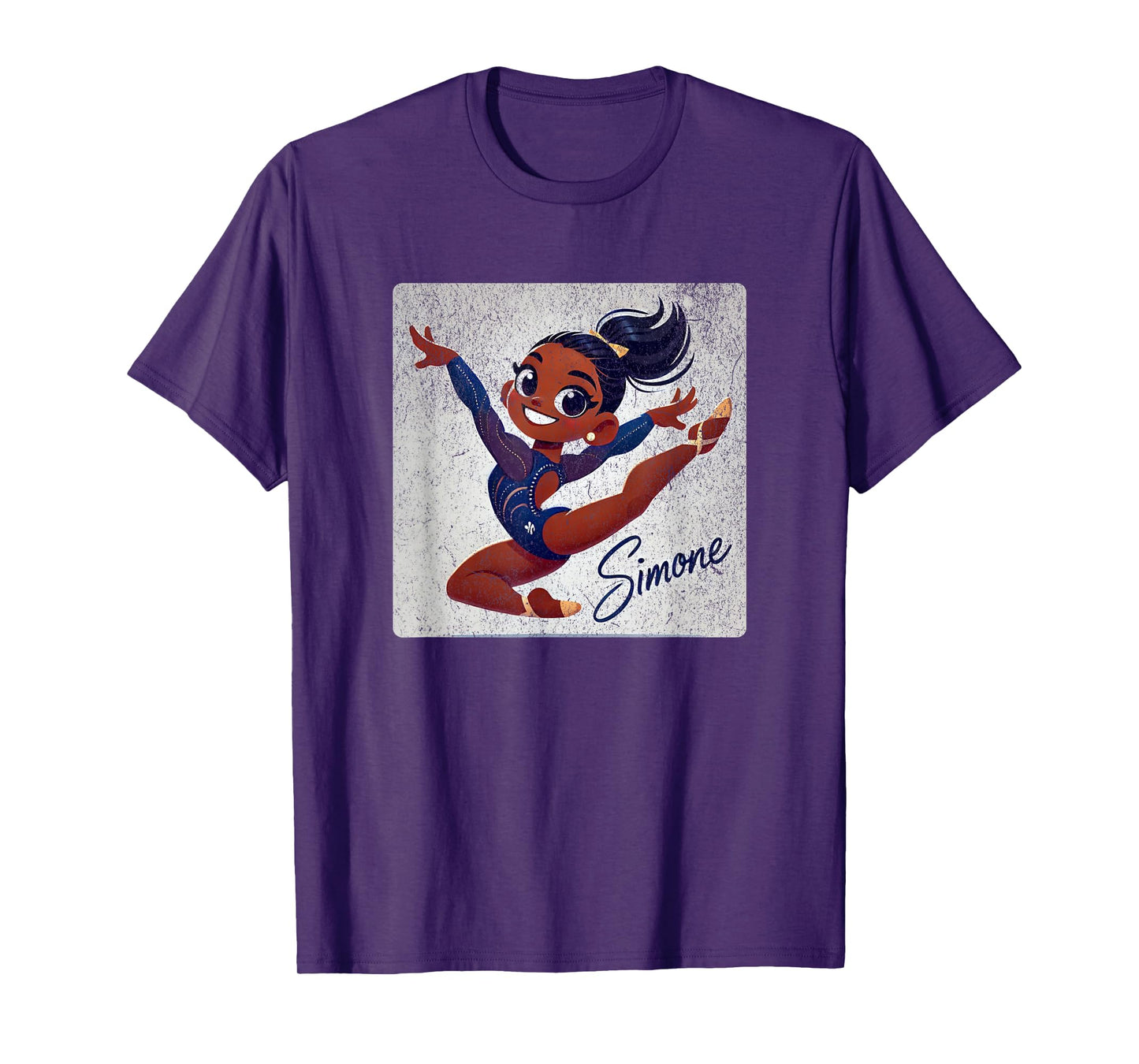 Simone T World Champion Retro Tee Boys and Girls T-Shirt