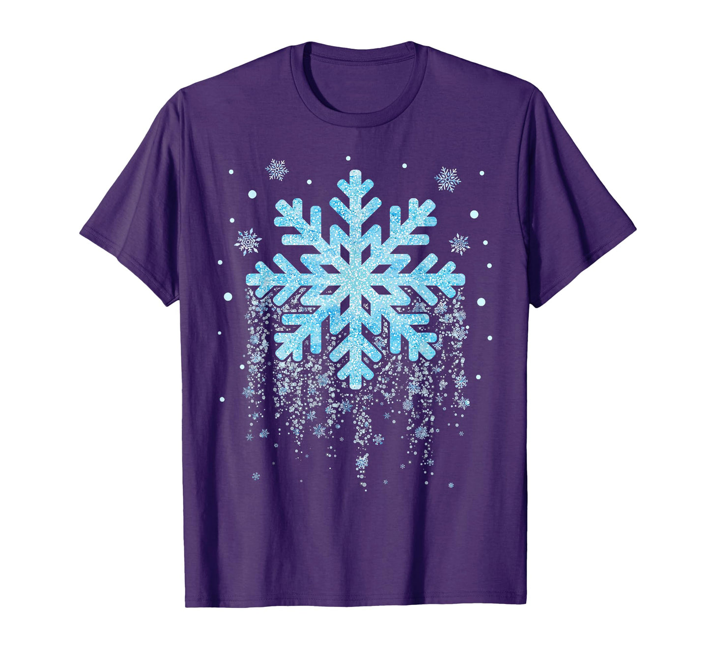 Snowflake Costume Winter Christmas Matching Mens Womens Kids T-Shirt