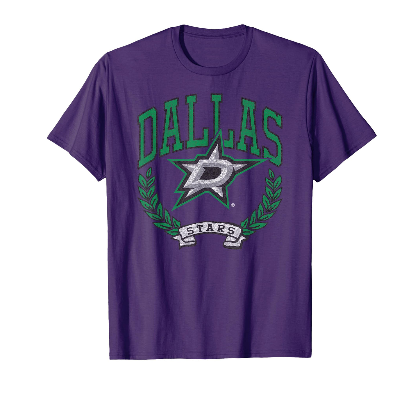 Dallas Stars Vintage Victory Dark Heather Licensed T-Shirt