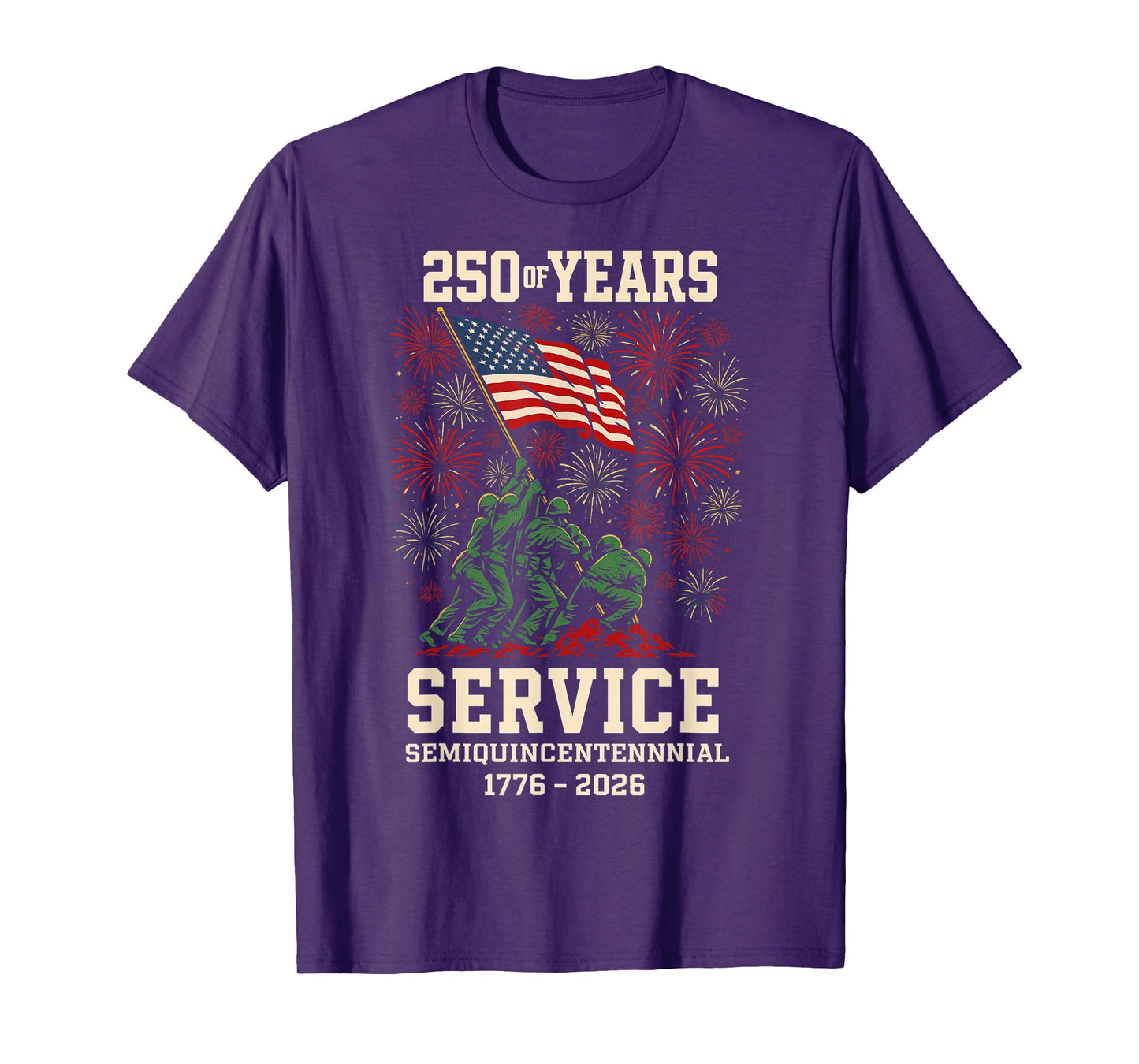 250 Years America Anniversary 1776-2026 Independence Day T-Shirt
