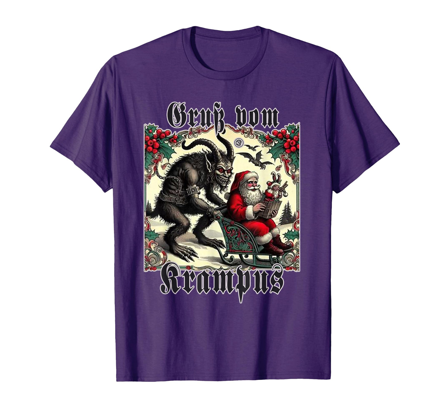 Greeting from Krampus Christmas Legend Figure T-Shirt