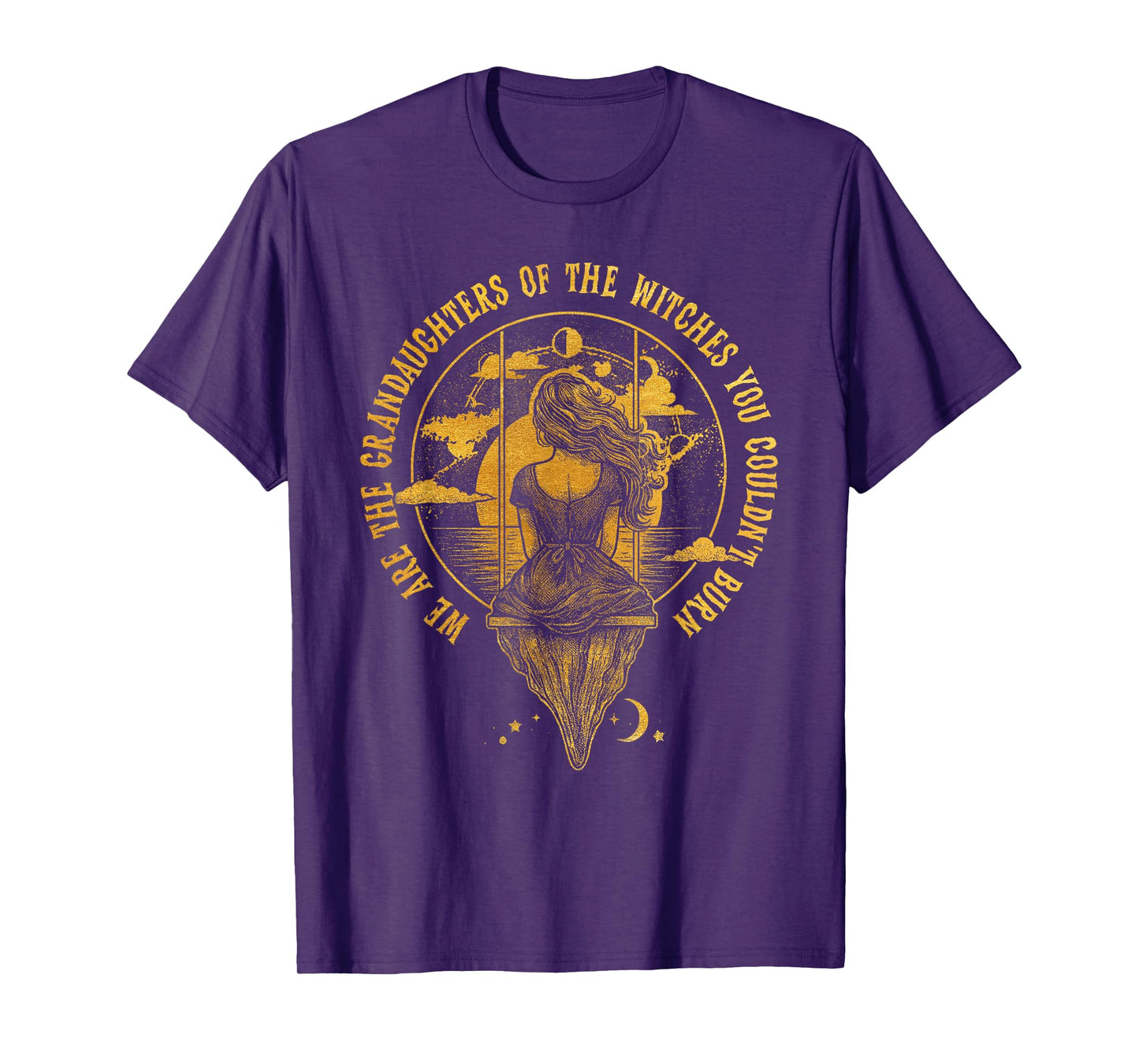 Witch Lover Witchy Wicca We’re Granddaughters of The Witches T-Shirt