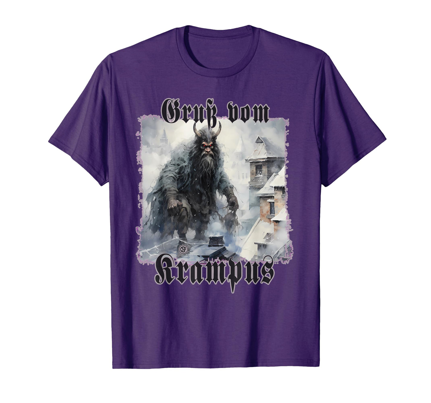 Greeting from Krampus Christmas Legend Figure T-Shirt