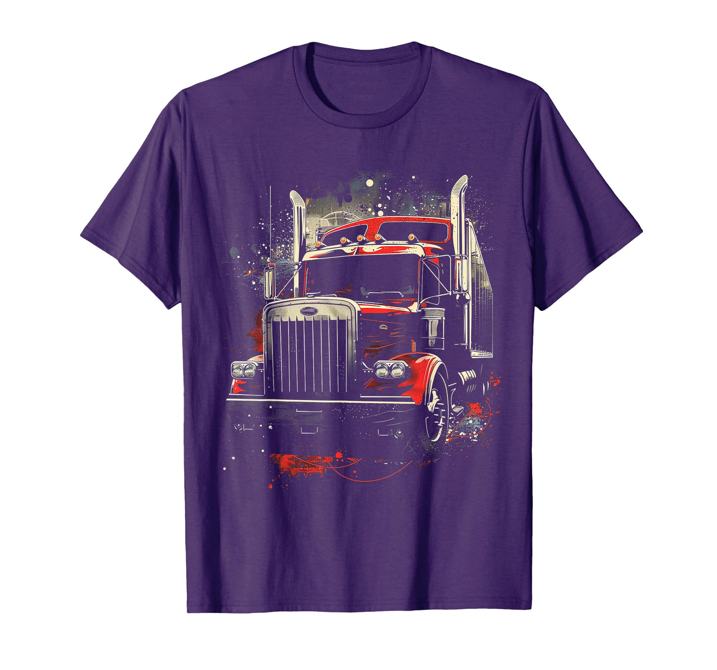 Vintage 18-Wheeler Truck T-Shirt