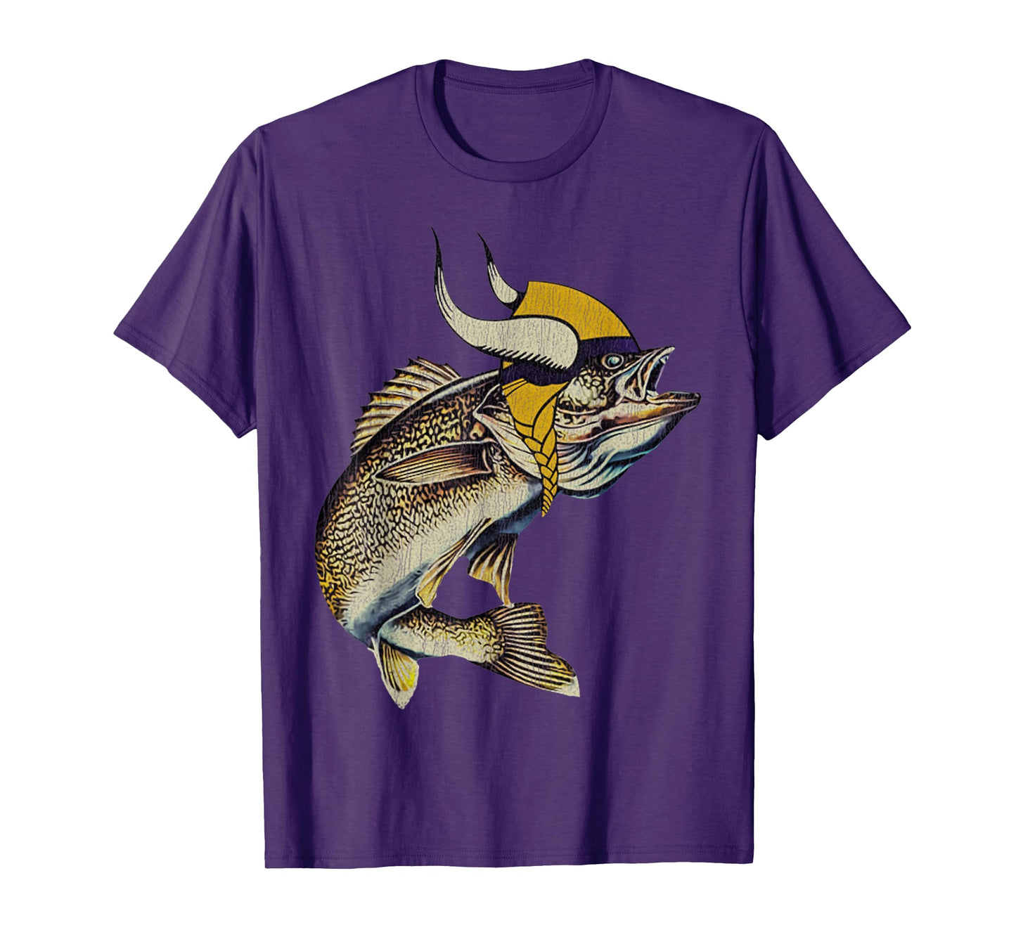 Retro Vintage Minnesota Walleye Fishing Lake Walleye Fishing T-Shirt