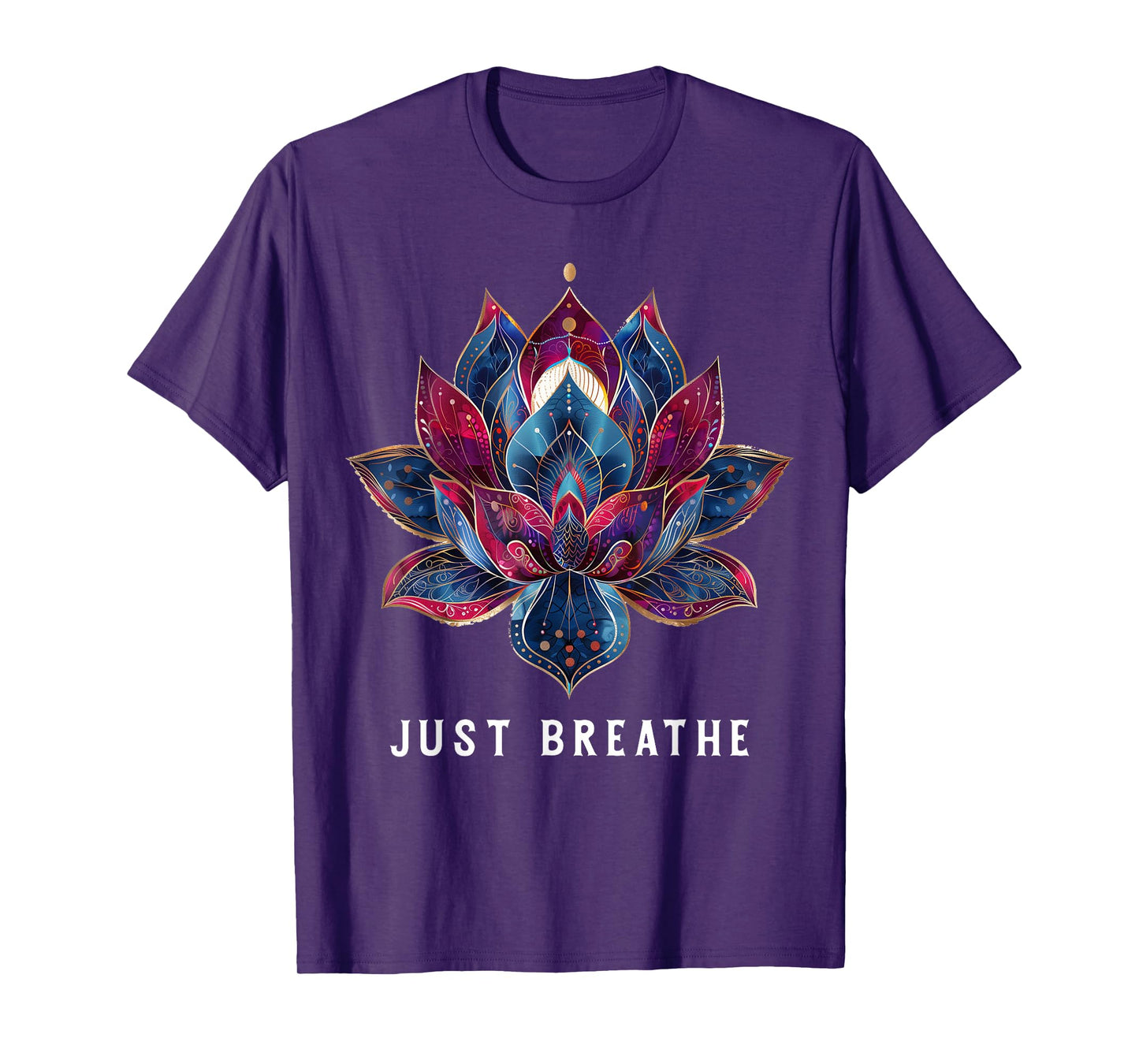 Yoga Lotus Flower Zen Buddhism Buddhist Buddha Meditation T-Shirt