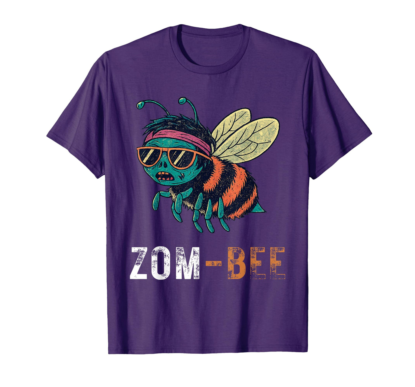 Zom Bee Vintage Halloween Costume T-Shirt