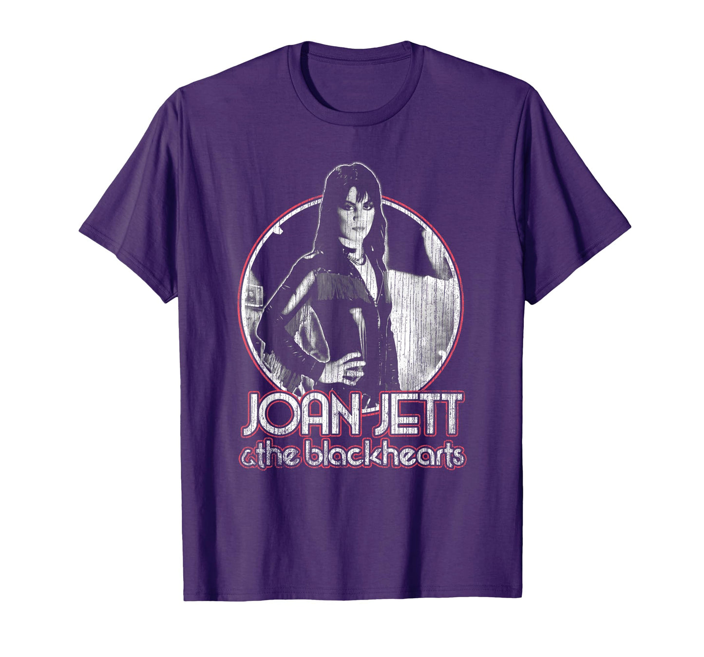 Joan Jett and the Blackhearts - Circle Portrait T-Shirt