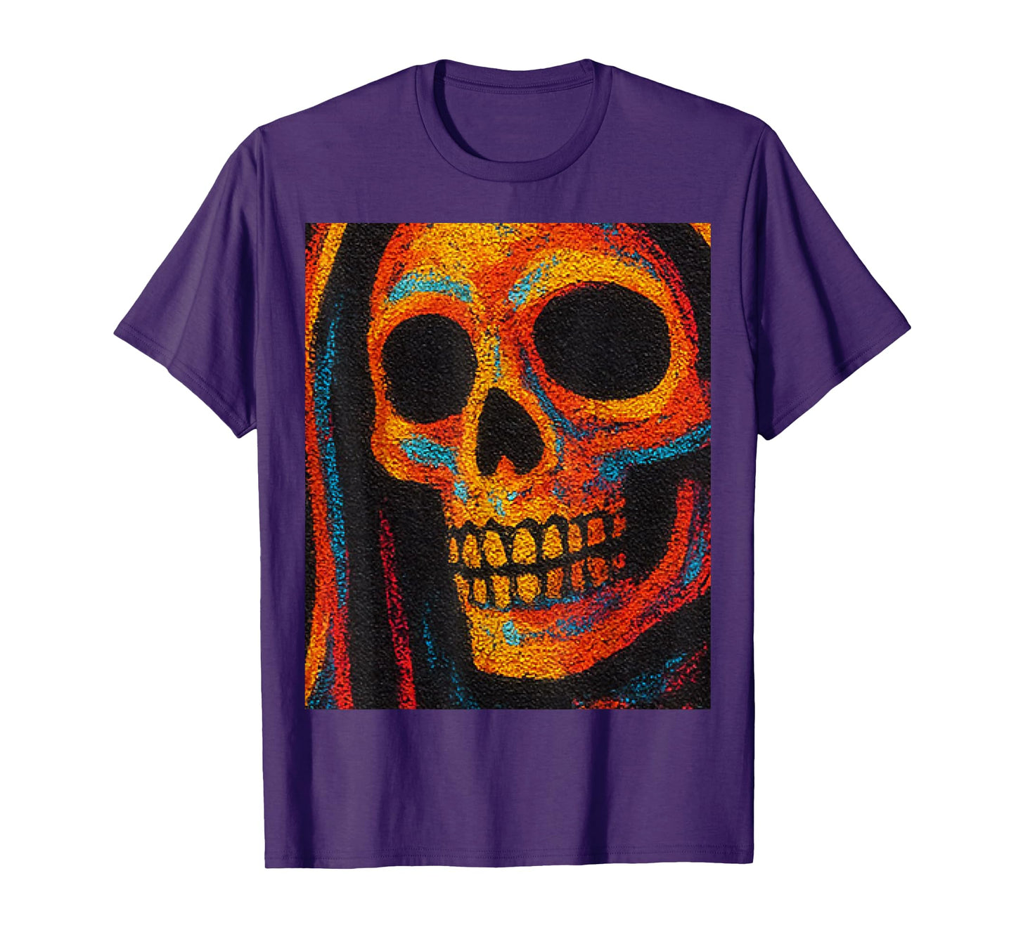 Graffiti Santa Muerte Skeleton Reaper Urban Street Art T-Shirt